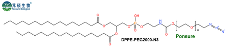 DPPE-PEG-N3,二棕榈酰磷脂酰乙醇胺PEG叠氮,DPPE-PEG-Azide