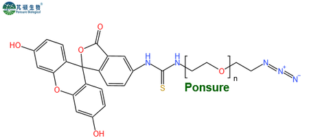 FITC-PEG-N3,异硫氰酸荧光素PEG叠氮