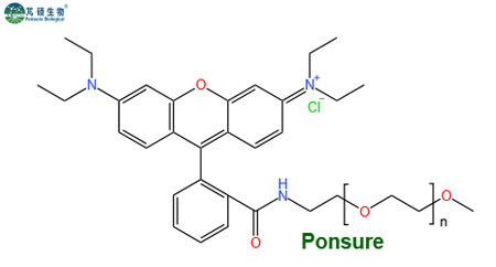 MPEG-Rhodamine B,MPEG-RB,甲氧基PEG罗丹明B