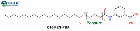 C16-PEG-PBA,棕榈酸PEG苯硼酸,Palmitate-PEG-PBA