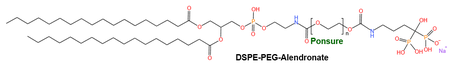 DSPE-PEG-Alendronate,磷脂PEG阿仑膦酸钠
