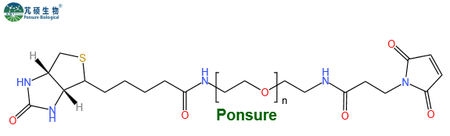 Biotin-PEG-MAL,生物素PEG马来酰亚胺,Biotin-PEG-Maleimide