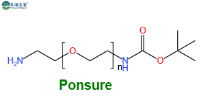 BOC-NH-PEG-NH2,BOC-NH-PEG-Amine,叔丁氧羰基PEG氨基
