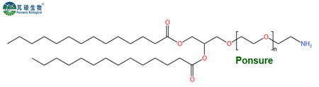 DMG-PEG-NH2,二肉豆蔻酸甘油酯PEG氨基