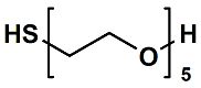 248582-03-8，HS-PEG5-OH，巯基五聚乙二醇羟基