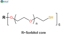 6ARM-PEG-SH,六臂PEG巯基,6ARM-PEG-Thiol