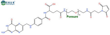 FA-PEG-MAL,叶酸PEG马来酰亚胺,FA-PEG-Maleimide