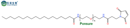 C18-PEG-MAL,硬脂酸PEG马来酰亚胺,C18-PEG-Maleimide