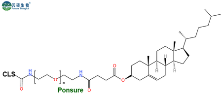 Cholesterol-PEG-Cholesterol,胆固醇PEG胆固醇,CLS-PEG-CLS