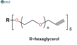 8ARM-PEG-Alkyne,8ARM-PEG-Propyne,八臂PEG炔基