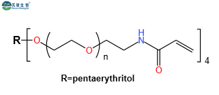 4ARM-PEG-ACA,四臂PEG丙烯酰胺,4ARM-PEG-Acrylamide