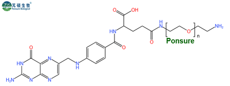 FA-PEG-NH2,叶酸PEG氨基,Folate-PEG-Amine