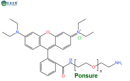 RB-PEG-NH2,罗丹明PEG氨基,RB-PEG-Amine