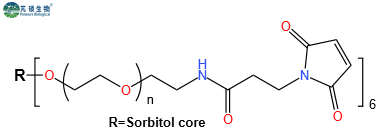6ARM-PEG-MAL,六臂PEG马来酰亚胺,6ARM-PEG-Maleimide