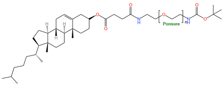 BOC-NH-PEG-Cholesterol，BOC-NH-PEG-CLS