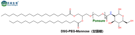 DSG-PEG-Mannose,二硬脂酰磷脂酰甘油PEG甘露糖