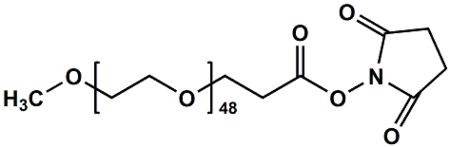 756525-94-7,mPEG48-CH2CH2COONHS Ester,甲氧基四十八聚乙二醇琥珀酰亚胺丙酸酯