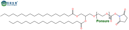 DSG-PEG-NHS,二硬脂酰磷脂酰甘油PEG活性酯