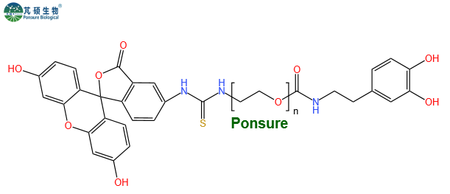 FITC-PEG-Dopamine,异硫氰酸荧光素PEG多巴胺