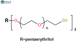 4ARM-PEG-SH,四臂PEG巯基,4ARM-PEG-Thiol,188492-68-4