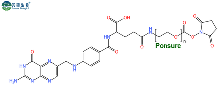 FA-PEG-NHS,叶酸PEG活性酯,Folate-PEG-NHS