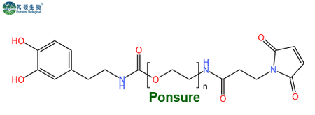 Dopamine-PEG-MAL,多巴胺PEG马来酰亚胺, Dopamine-PEG-Maleimide